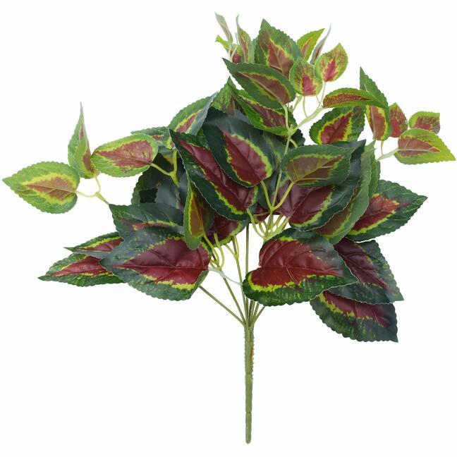 Keinotekoinen basilikan punainen 45 cm