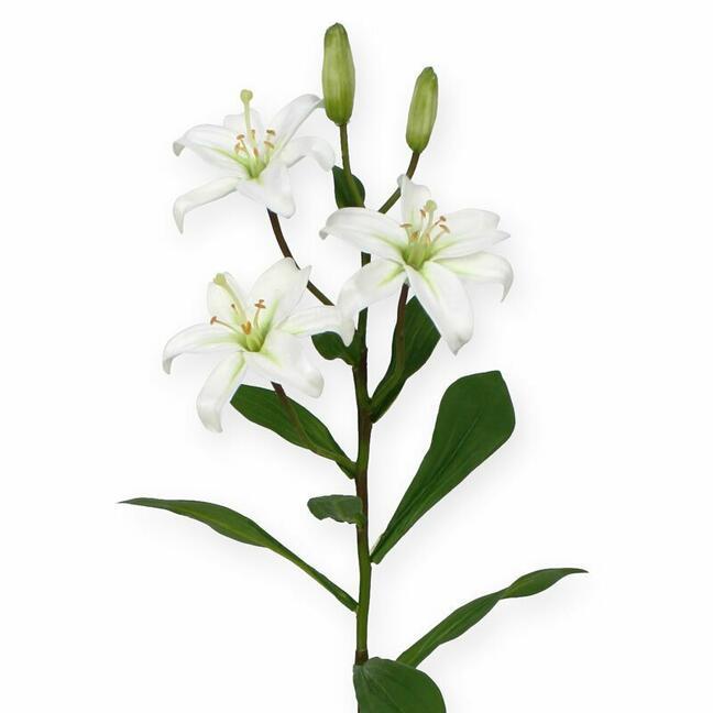 Keinotekoinen haara Lily valkoinen 50 cm