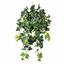 Keinotekoinen jänne Ivy valko-vihreä 80 cm