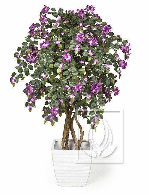 Keinotekoinen kasvi Bugénvilea White 120 cm