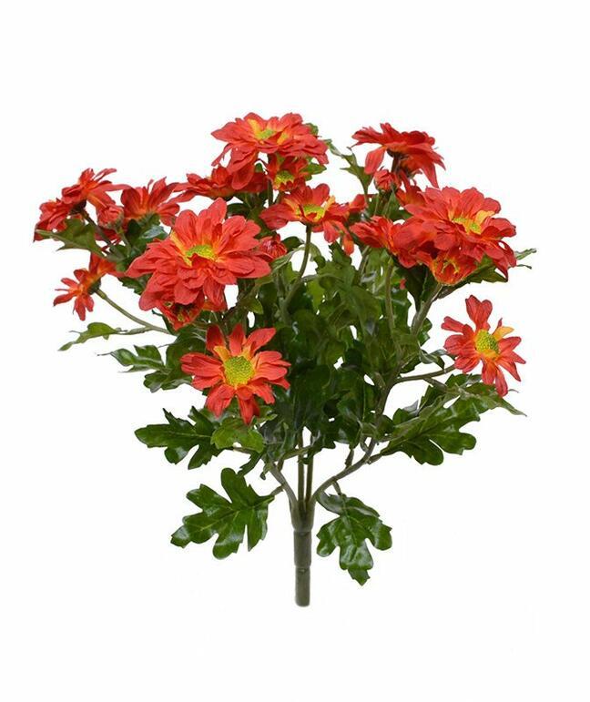 Keinotekoinen kasvi Krysanteemi oranssi 35 cm