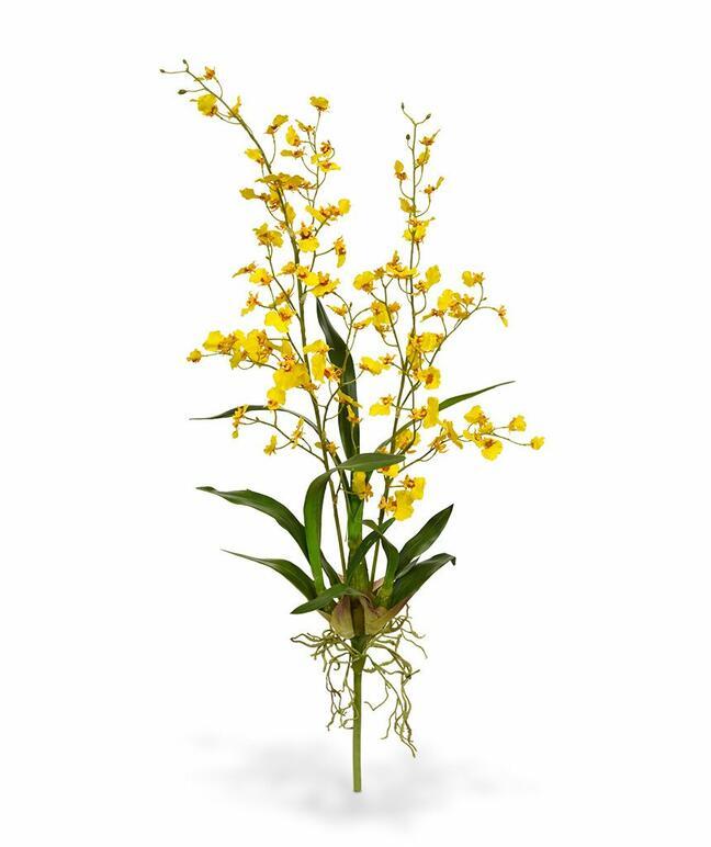Keinotekoinen kasvi Orchidea Oncídium 80 cm