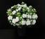Keinotekoinen kukkakimppu belgialainen atsalea valkoinen 40 cm