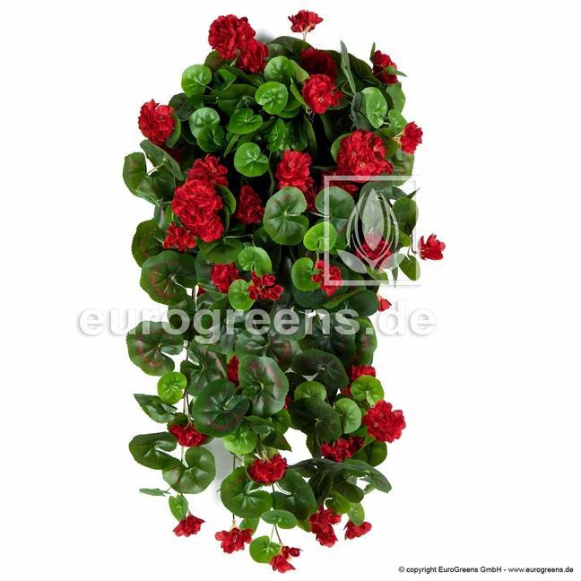 Keinotekoinen kurkku Geranium punainen 70 cm