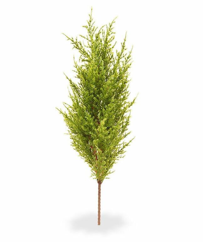 Keinotekoinen puu Cypress vihreä-keltainen 56 cm
