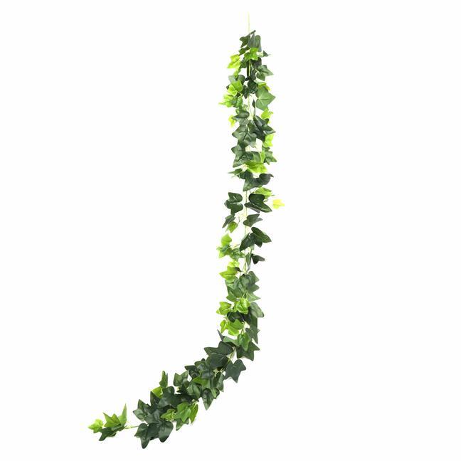 Keinotekoinen seppele Ivy vihreä 190 cm