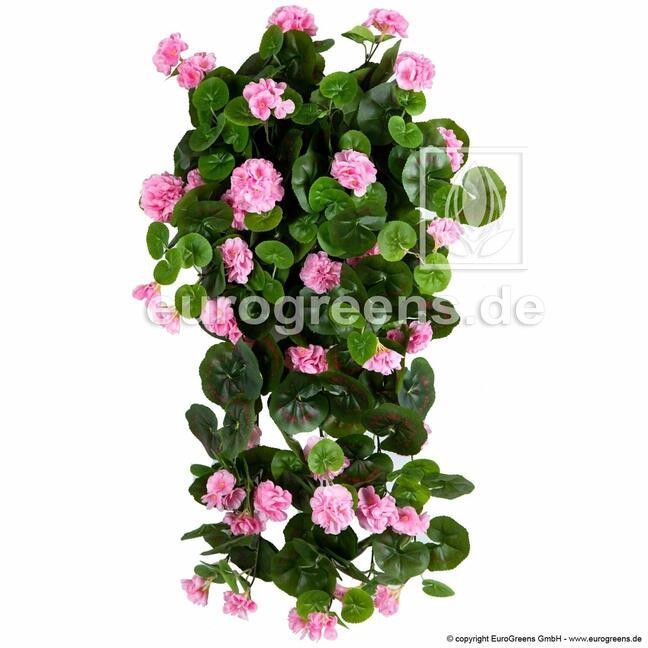 Keinotekoinen siipi Geranium pinkki 70 cm