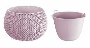 Kukkaruukku, jossa sisäosa SPLOFY BOWL vaalean violetti 29cm