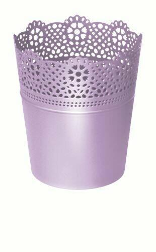 Kukkaruukku pitsillä LACE laventeli 13,5 cm