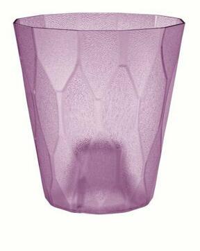 Kukkaruukku ROCKA P läpinäkyvä violetti 13,0 cm