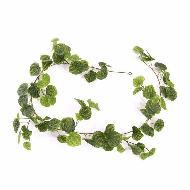 Peperomia keinotekoinen seppele 180 cm